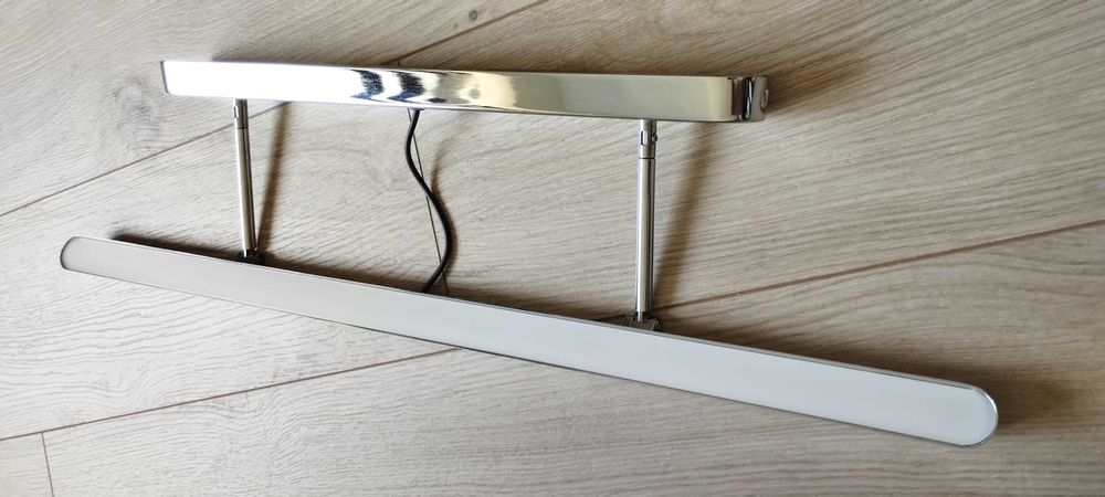 FLASKPOST Oświetlenie szafki/ścienne LED, chrom, 56 cm