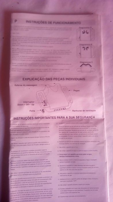 Novo preço 32€- TRIVETEK massageador  shiatsu
