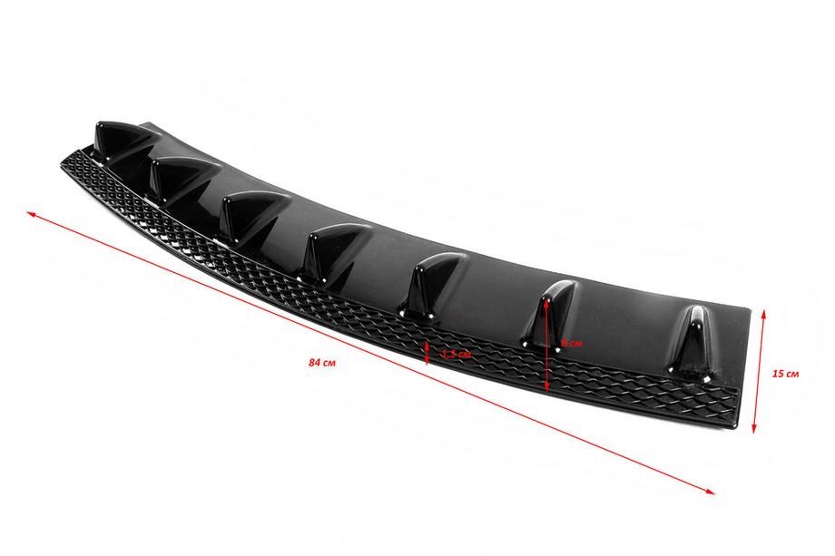 Універсальний задній дифузор, Тюнінг накладки на задній бампер