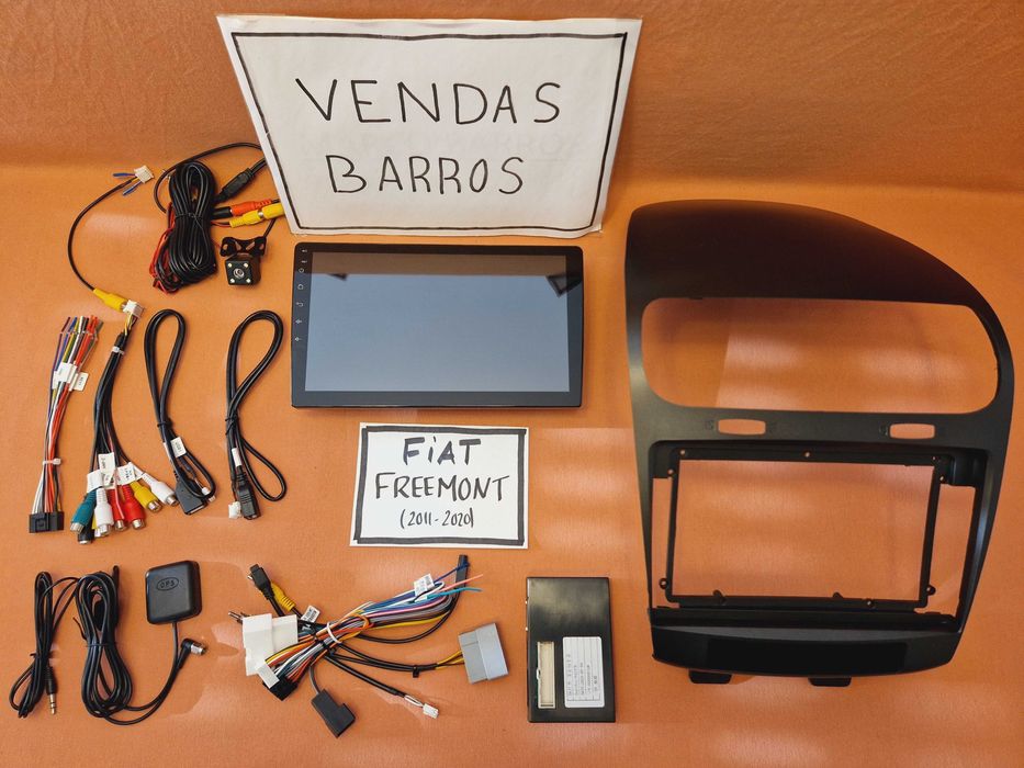 (NOVO) Rádio 2DIN 9" • Fiat FREEMONT • (2011 a 2020) • Android 4+64GB