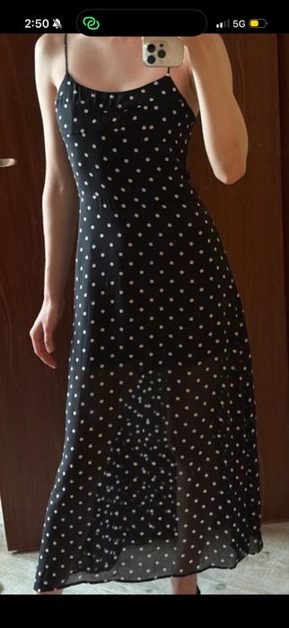 sukienka w kropki H&M