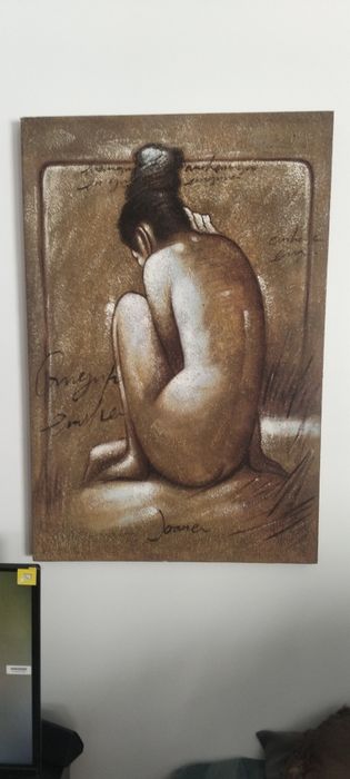 Quadro com relevo