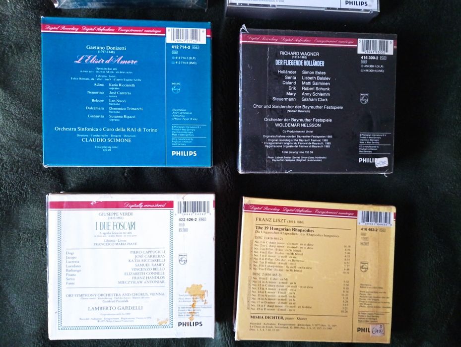 8 Coletâneas 2xCD  Musica Clássica - Selo Philips