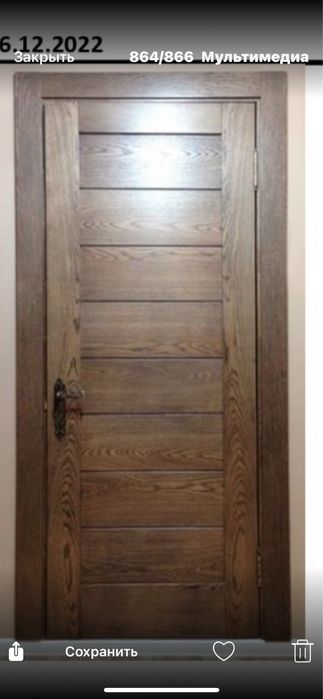 Двері деревʼянні, міжкімнатні з масиву деревини. Київ