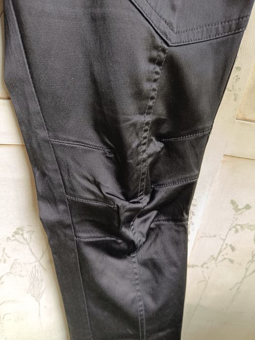 Spodnie moto pants talia 37x2 S M bootcut biker Moto stretch Y2K