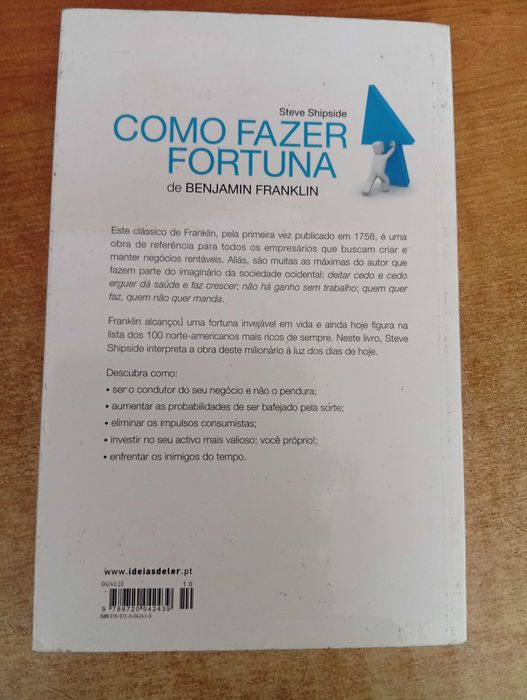 Como Fazer Fortuna de Benjamin Franklin de Steve Shipside