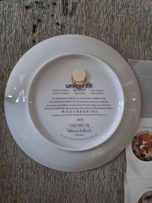 Kolekcjonerski talerz Villeroy & Boch Heinrich UNICEF .