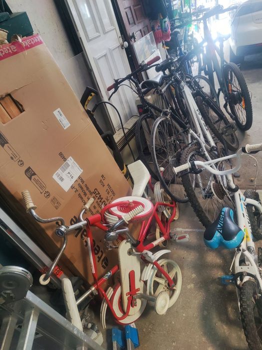 Bicicleta de vários tipos