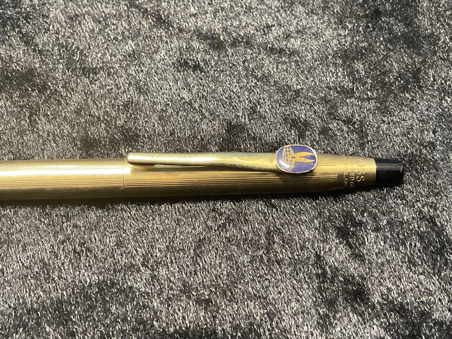 Lapiseira Cross 13 cm rolled gold 10 k