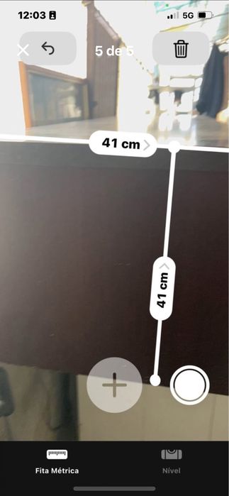 Movel  TV   De cor castanho e preto