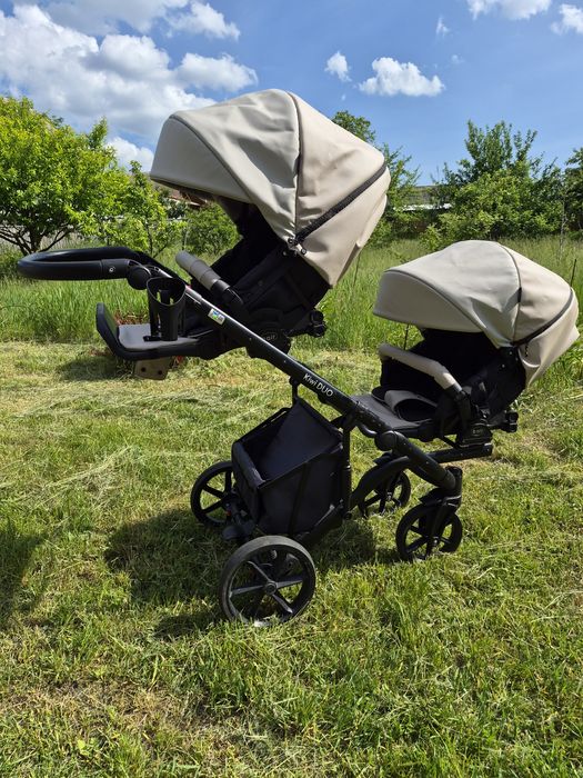 Візочок для двійні 2 в 1 Bair Kiwi Duo Eco