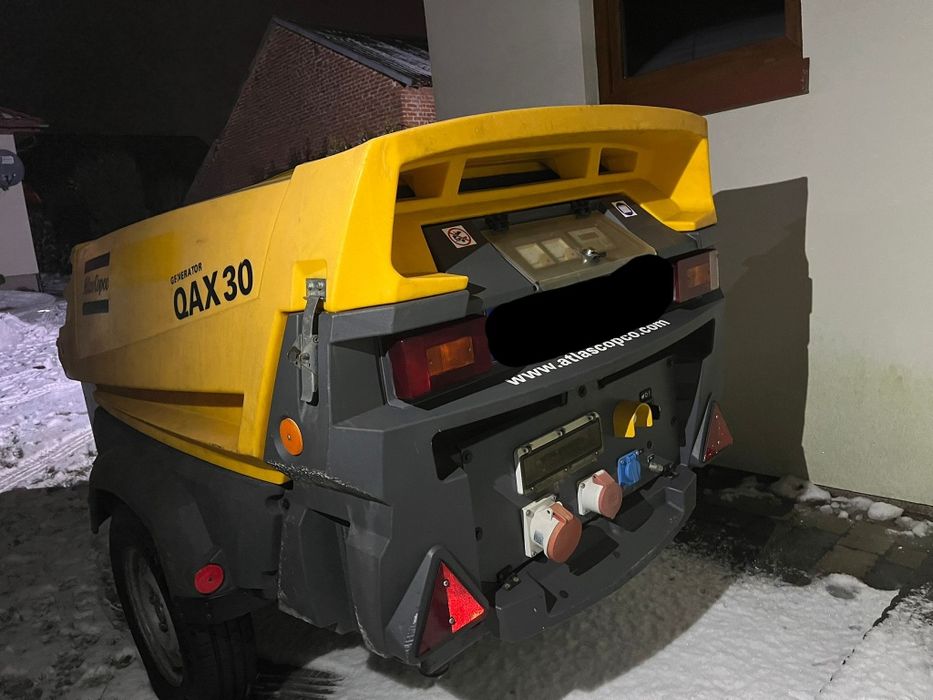 Wynajem agregatu pradotworczego atlas copco 30 kwa