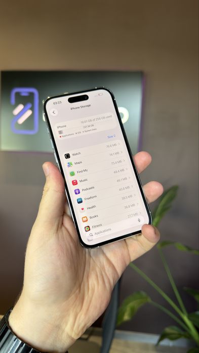 RATY 0% iPhone 14 Pro  256GB Bateria 100% Super stan! Gwarancja 12Miesiecy!