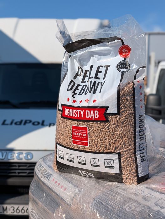 Pellet pelet drzewny polski Dębowy 100%