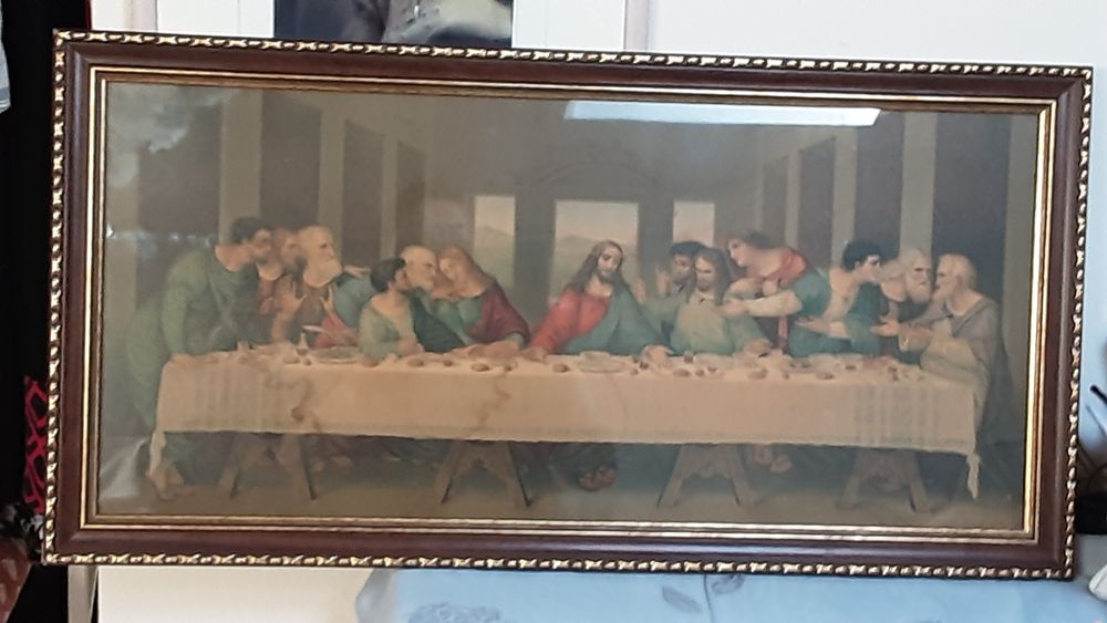 Última Ceia de Jesus Cristo restaurado como novo