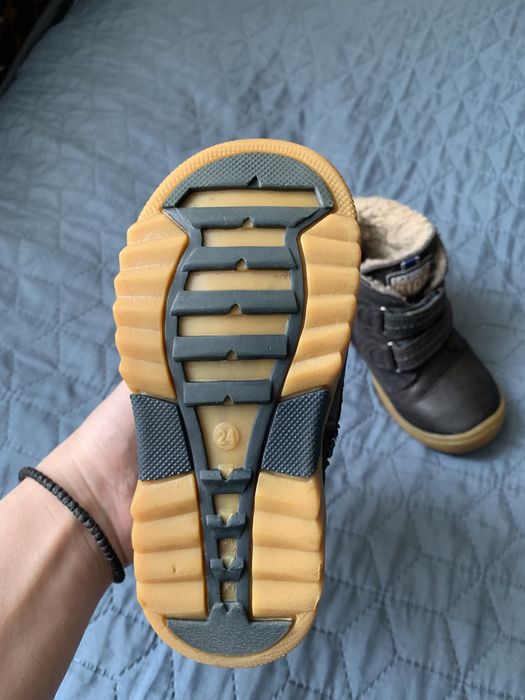 Зимові з натур.шкіри ботіночки, 24 р. LASOCKI