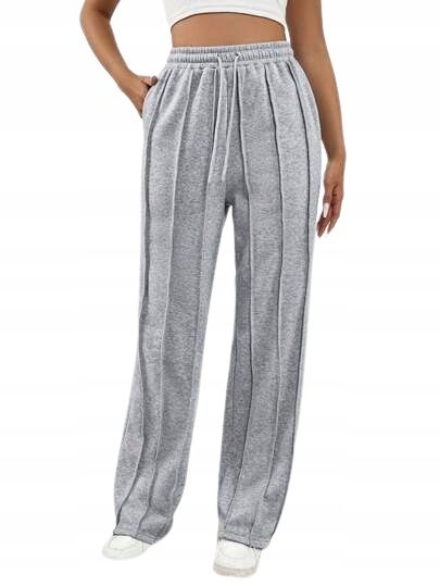 Shein spodnie dresowe damskie szare casual 36 ł5a