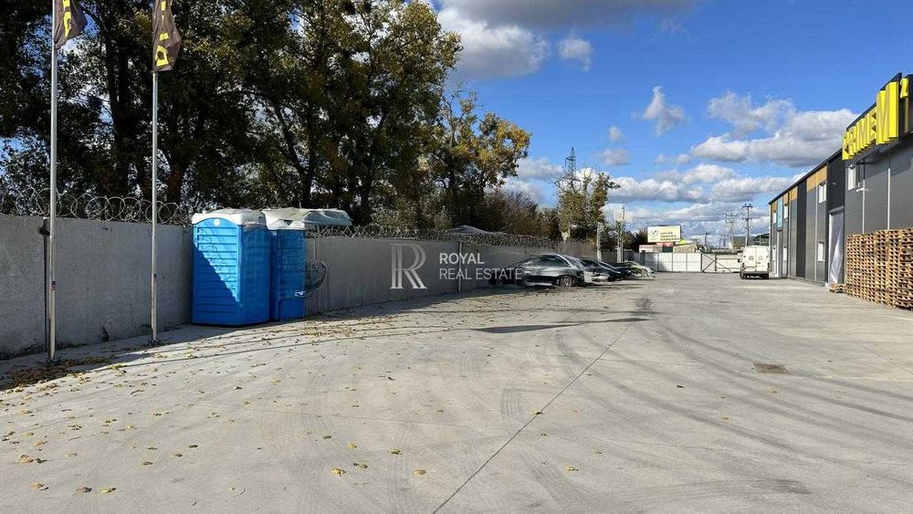 Продаж складу 3500м² Гореничі 1,2 га (у власності) потужність 250 кВт