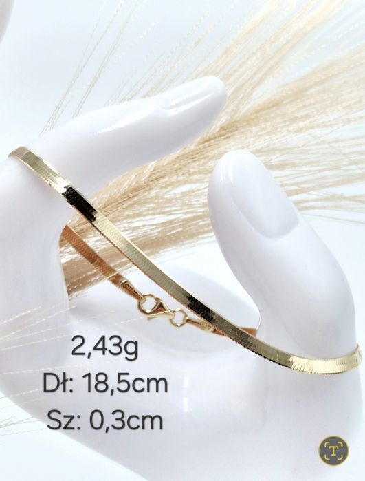 Złota bransoletka 585 14k NOWA