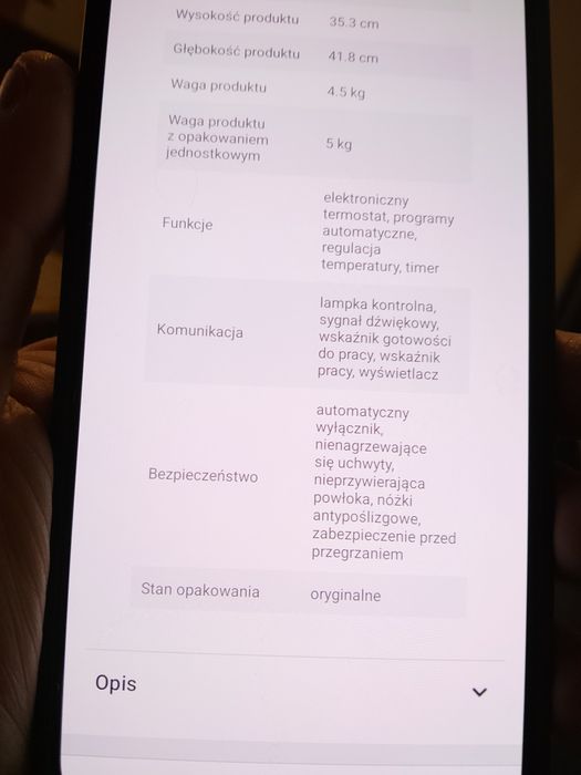 Frytkownica beztluszczowa