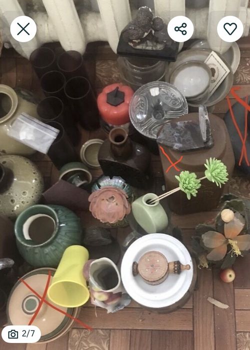 Различная глиняная утварь вазы тарелки кувшины Петриковка