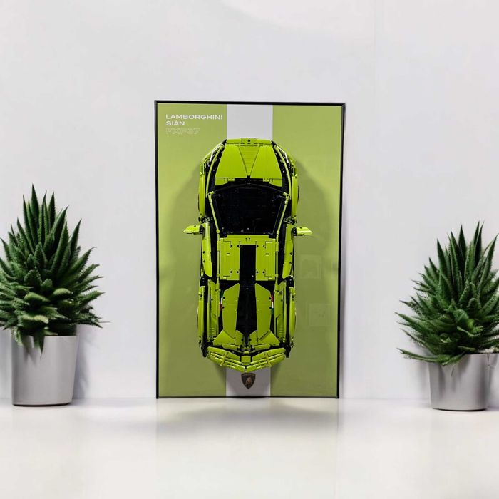 Рамка Стіну для Фірмового LEGO Technic 42115 Lamborghini Sian FKP 37