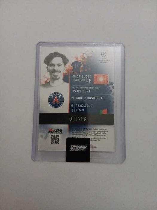 Vitinha PSG 2/75 Topps Total Football