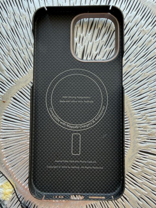 Чохли для iPhone 14 Pro Max – прозорий + магнітний MagSafe N52 Strong Magnetism