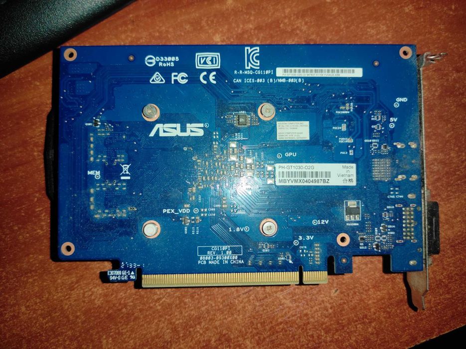 Gt 1030 2gb ddr5 Asus Overclock edition