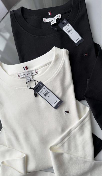 Базові подовжені лонгсліви Tommy Hilfiger