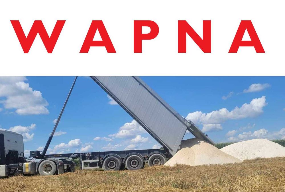 Wapno Nawozowe Węglanowe, Magnezowe, Kreda - na Obfite Plony - ATESTY!