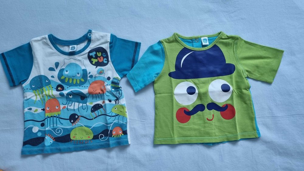 Tshirts Tuctuc - 12 meses