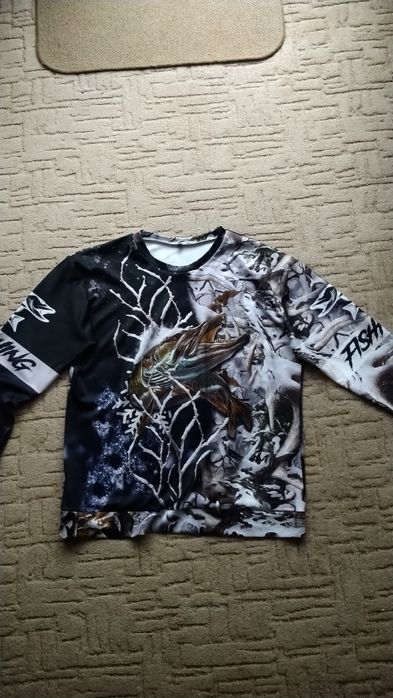 Koszulka bluza dla wędkarza