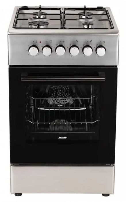 Kuchnia gazowo-elektryczna MPM 64-KGM-11 inox nowa 60cm