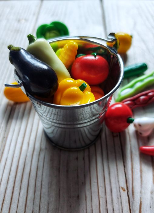 Набір овочі та відерце