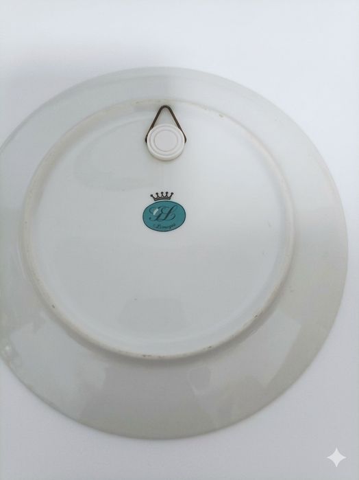 Prato Decorativo em Porcelana de Limoges (França)