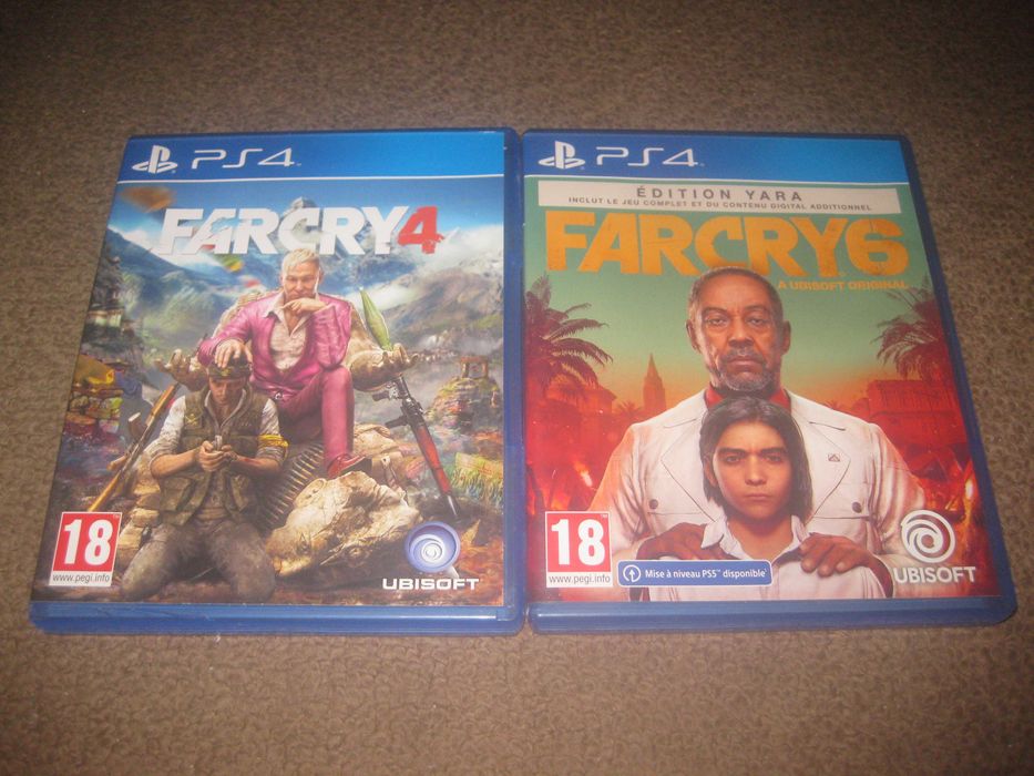 2 Jogos da Saga "Far Cry" para a Playstation 4 em Estado Impecável!