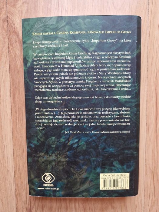 Glen Cook Droga Zimnego Serca KRONIKI IMPERIUM GROZY