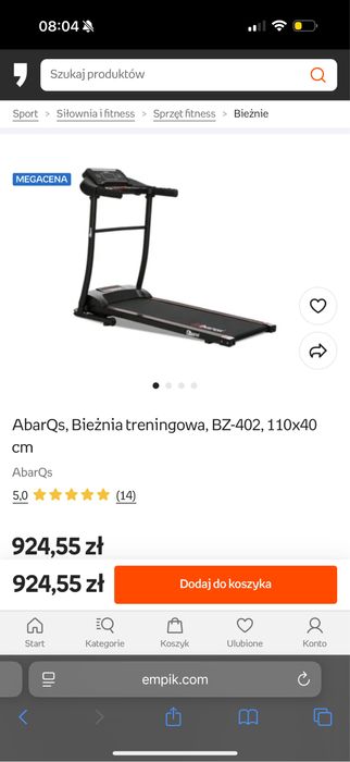 Bieżna AbarQs BZ-402