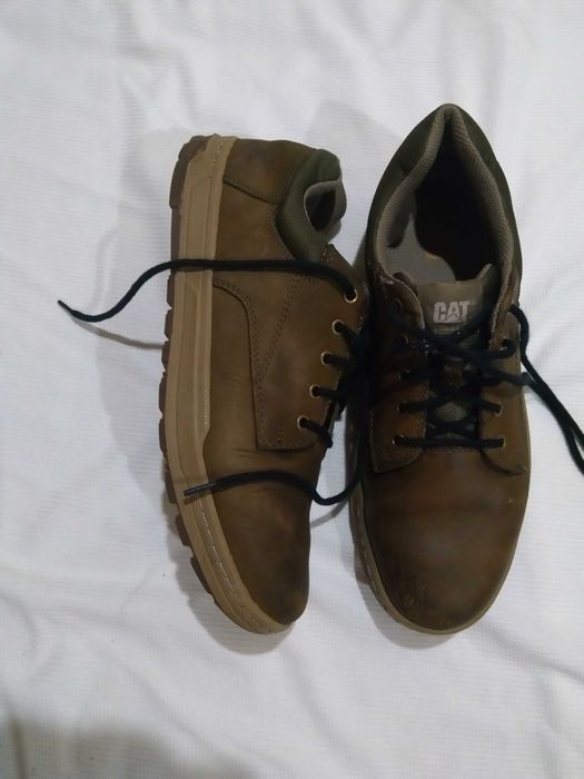 Мужские,кожаные кроссовки,Cat