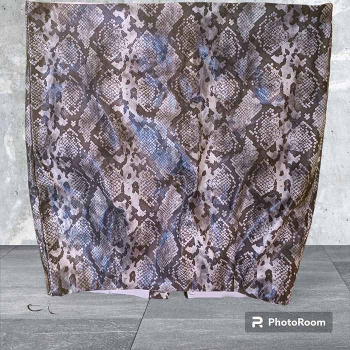 Юбка новая экокожа  питон