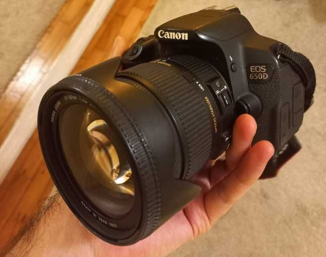 Canon EOS 650D + Sigma 17-50mm f/2.8 (excelente estado)