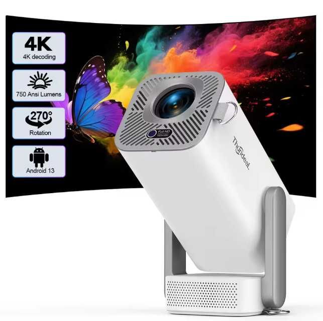 ThundeaL TD80 Pro Mini Проектор Full HD 1080P 4K Video WIFI Android