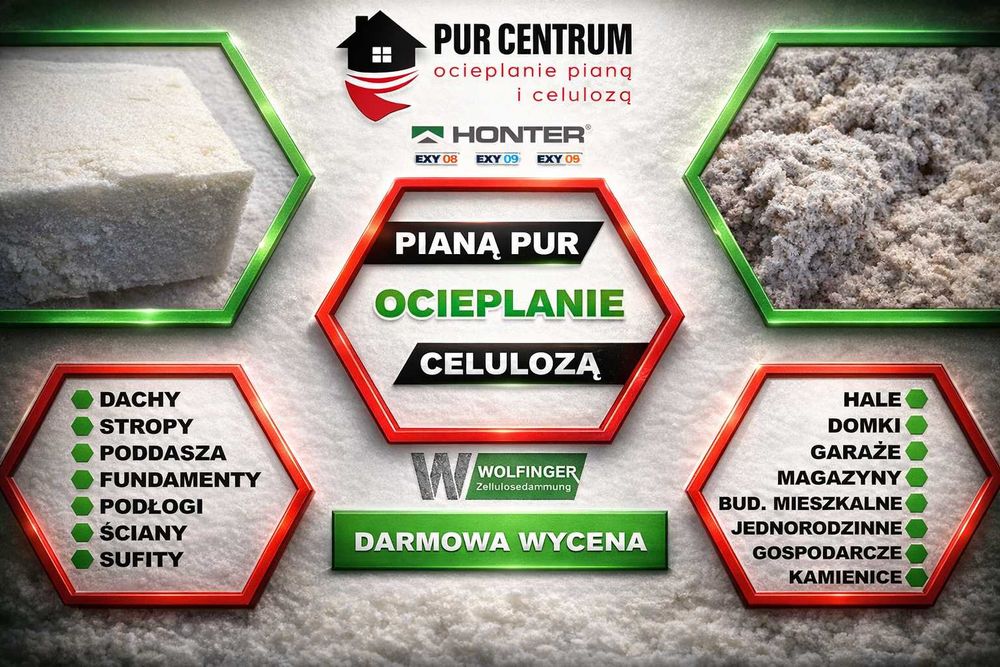 Ocieplenie poddasza pianą PUR | Izolacja dachu | Darmowa wycena