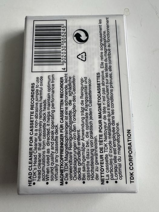 TDK HCL-11 Audio Cassette Head Cleaner nowa w folii