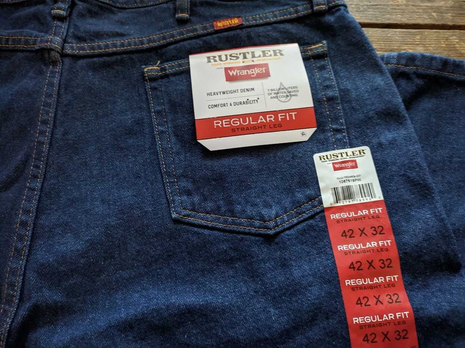 Чоловічі джинси Wrangler Rustler W36 38 40 42 46 48 54 великий р