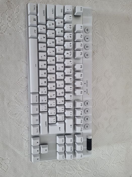Клавіатура Logitech PRO X TKL RAPID White