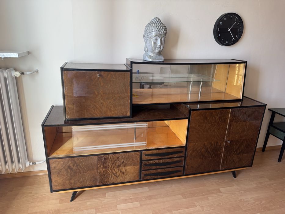 Kredens PRL lite drewno! Stan bdb! 230 cm