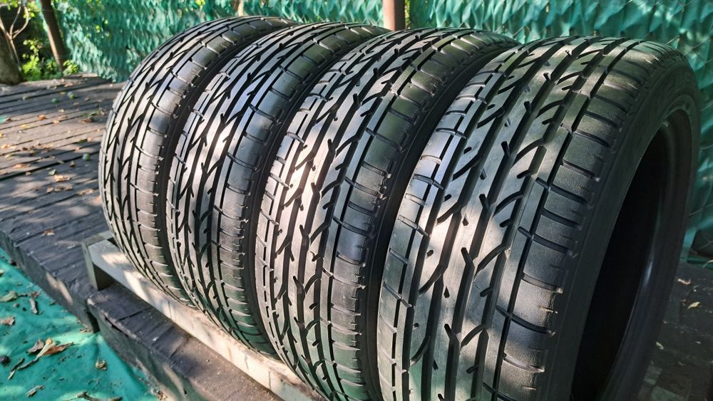 7мм!Летний комплект Японских шин BRIDGESTONE DUELER 205 55 R17