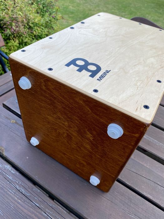 Meinl cajon+pokrowiec, tamburyn, shaker